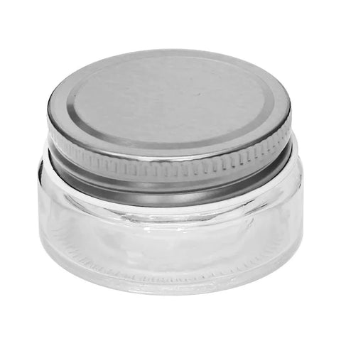 1 Oz Clear Straight-sided Glass Salsa Jar With Metal Lid - 200 Count - The Supply Joint