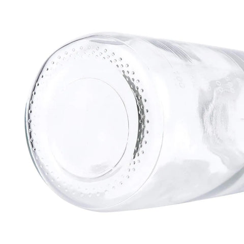 1000 mL Wide Mouth Graduated Round Reagent Lab Glass Bottle With Blue Polypropylene Screw Cap - The Supply Joint