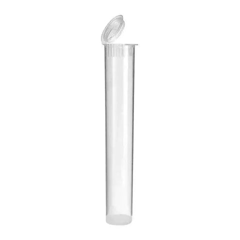 109 Mm Plastic Clear Pop Top Pre-roll Tube - 50 Count - The Supply Joint