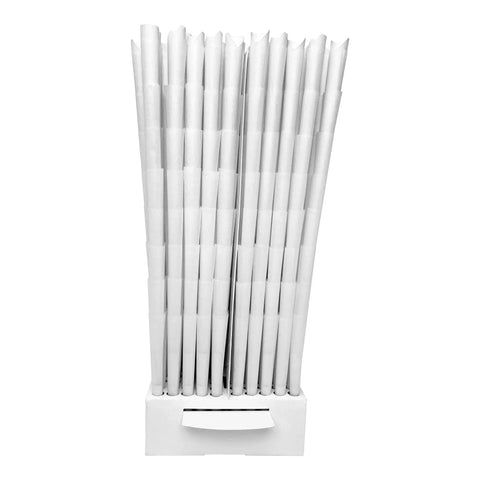 109mm - 26mm King Size Bleached Pre-rolled Cones - 800 Count - The Supply Joint