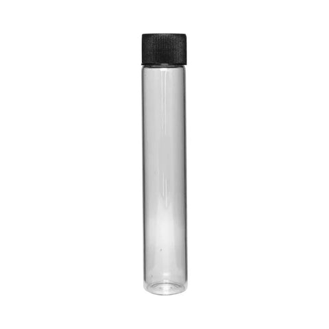 110 Mm - 20 Mm Clear Glass Pre-roll Tubes With Cap - 50 Count - The Supply Joint