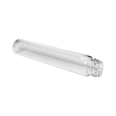 115 Mm - 20 Mm Clear Glass Pre-roll Tube With Cap - 50 Count - The Supply Joint
