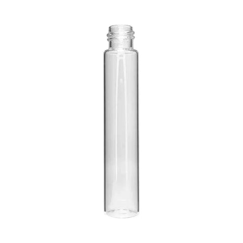 115 Mm - 22 Mm Clear Glass Pre-roll Tube With Gold Standard Cap - 50 Count - The Supply Joint