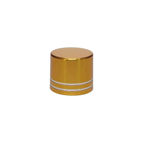 115 Mm - 22 Mm Clear Glass Pre-roll Tube With Gold Standard Cap - 50 Count - The Supply Joint