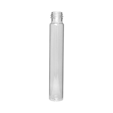 120 Mm - 20 Mm Clear Glass Pre-roll Tube With Cap - 50 Count - The Supply Joint