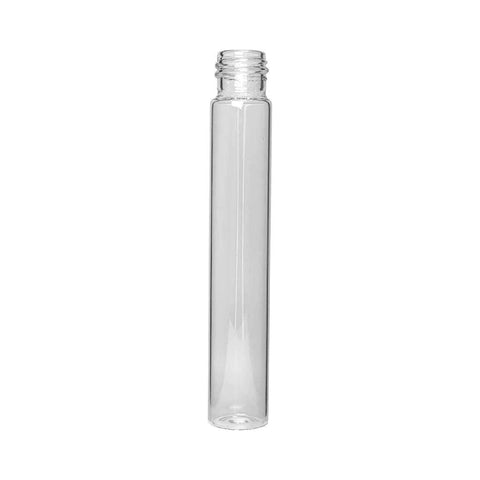 120 Mm - 20 Mm Clear Glass Pre-roll Tube With Cap - 50 Count - The Supply Joint 