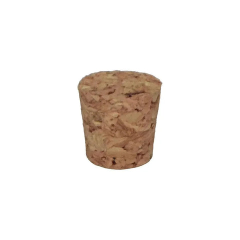 120 Mm - 20 Mm Straight Mouth Glass Pre-roll Tube With Natural Cork - 50 Count - The Supply Joint