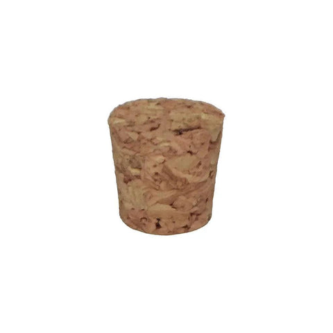 120 Mm - 20 Mm Straight Mouth Glass Pre-roll Tube With Natural Cork - 50 Count - The Supply Joint 