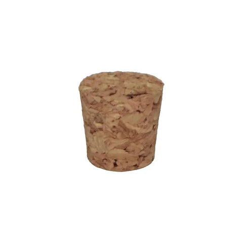 120 Mm - 20 Mm Straight Mouth Glass Pre-roll Tube With Natural Cork - 640 Count - The Supply Joint
