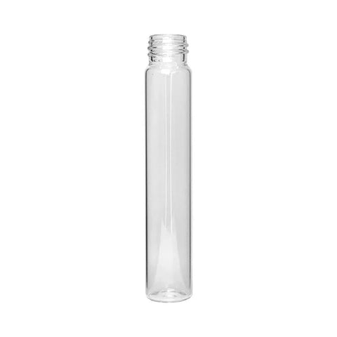 120 Mm - 22 Mm Clear Glass Pre-roll Tube With Plastic Cap - 570 Count - The Supply Joint