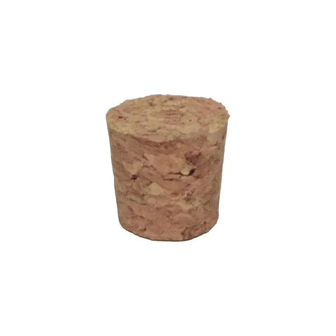 120 Mm - 22 Mm Straight Mouth Glass Pre-roll Tube With Natural Cork - 50 Count - The Supply Joint