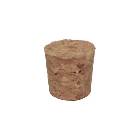 120 Mm - 22 Mm Straight Mouth Glass Pre-roll Tube With Natural Cork - 570 Count - The Supply Joint