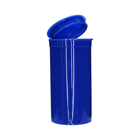 13 Dram Plastic Pop Top Bottle Opaque Blue - 315 Count - The Supply Joint 