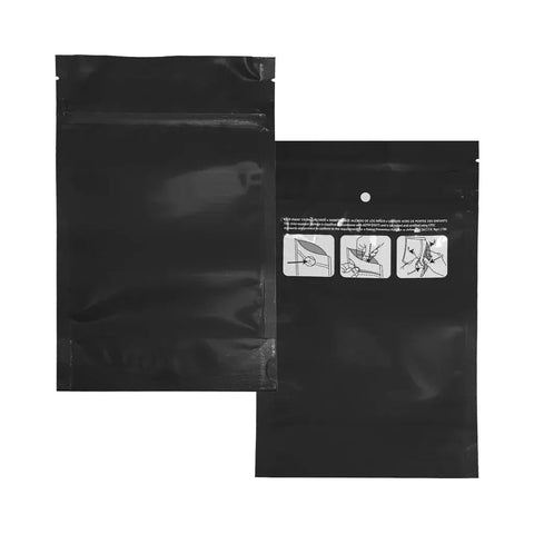 1/4 Ounce Child Resistant Opaque Mylar Bags - 50 Count - The Supply Joint