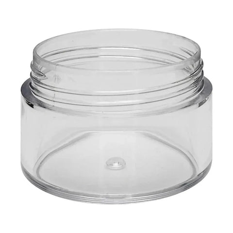 15 Gram Clear Plastic Round Concentrate Jar With Cap - 1000 Count - The Supply Joint