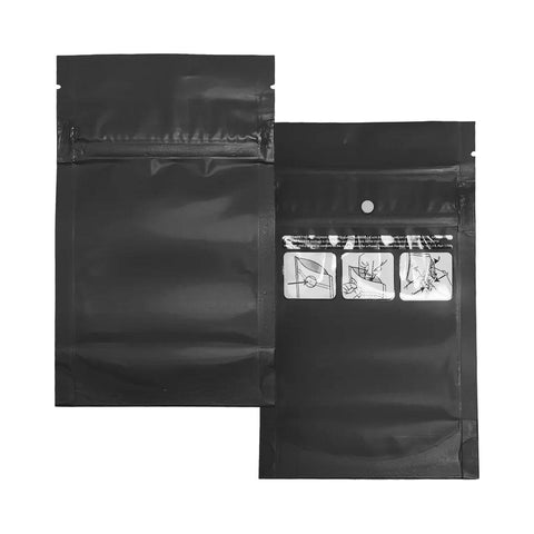 1/8 Ounce Child Resistant Opaque Mylar Bags - 50 Count - The Supply Joint 