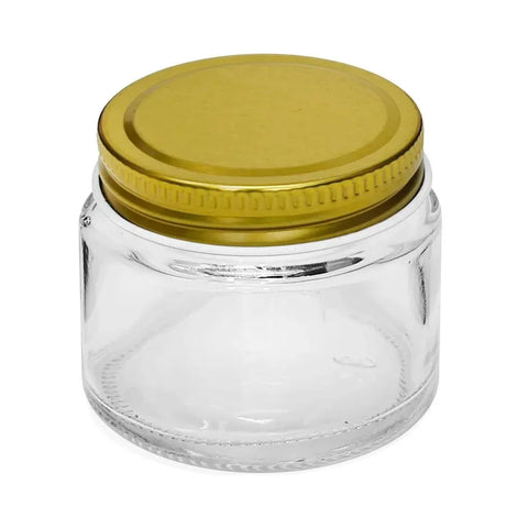 2 Oz Clear Straight-sided Glass Salsa Jar With Metal Lid - 160 Count - The Supply Joint