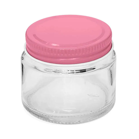 2 Oz Clear Straight-sided Glass Salsa Jar With Metal Lid - 160 Count - The Supply Joint