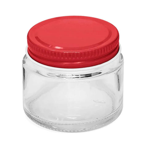 2 Oz Clear Straight-sided Glass Salsa Jar With Metal Lid - 160 Count - The Supply Joint