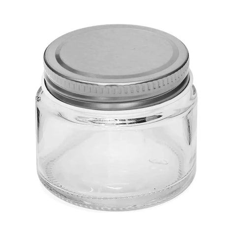 2 Oz Clear Straight-sided Glass Salsa Jar With Metal Lid - 160 Count - The Supply Joint