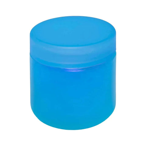 2 Oz Frosted Glass Jar With Plastic Lid - 200 Count - The Supply Joint