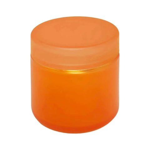 2 Oz Frosted Glass Jar With Plastic Lid - 200 Count - The Supply Joint