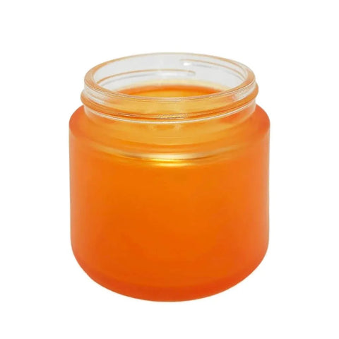 2 Oz Frosted Glass Jar With Plastic Lid - 200 Count - The Supply Joint