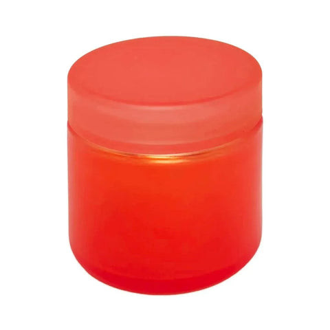 2 Oz Frosted Glass Jar With Plastic Lid - 200 Count - The Supply Joint