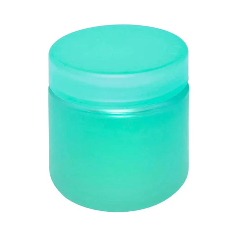 2 Oz Frosted Glass Jar With Plastic Lid - 200 Count - The Supply Joint