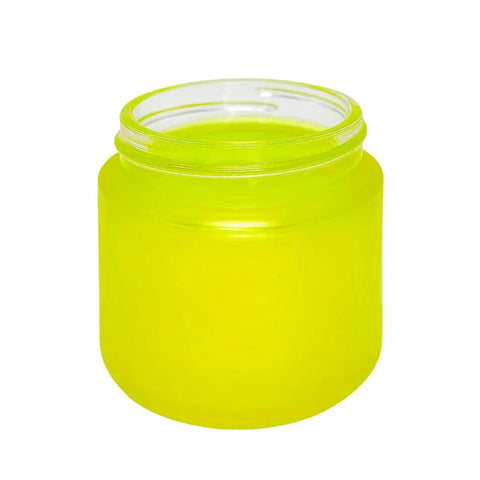 2 Oz Frosted Glass Jar With Plastic Lid - 200 Count - The Supply Joint