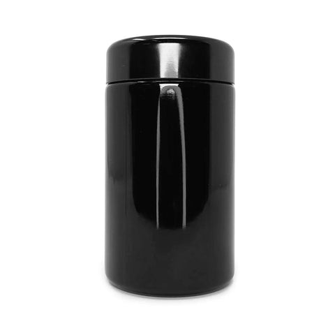 250 Ml Opaque Black Uv Glass Jar With Cap - 70 Count - The Supply Joint 