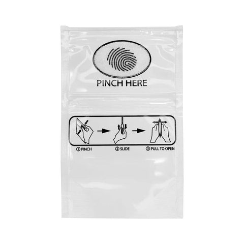 3.4" x 5" Pinch & Slide Mylar Child Resistant Zip Bags - 4000 Count - The Supply Joint 