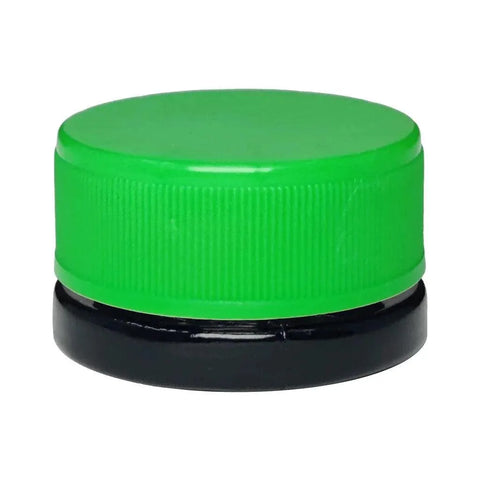 5 Ml Black Round Glass Concentrate Jar With Cap - 480 Count - The Supply Joint