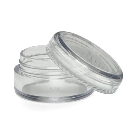 5 Ml Clear Plastic Concentrate Jar With Screw Top Cap - 1000 Count - The Supply Joint