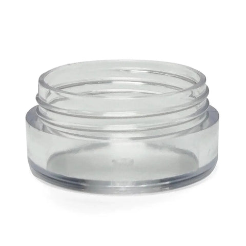 5 Ml Clear Plastic Concentrate Jar With Screw Top Cap - 1000 Count - The Supply Joint