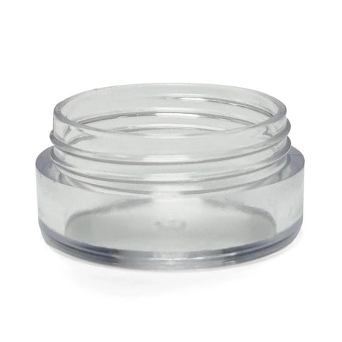 5 Ml Clear Plastic Concentrate Jar With Screw Top Cap - 1000 Count - The Supply Joint 