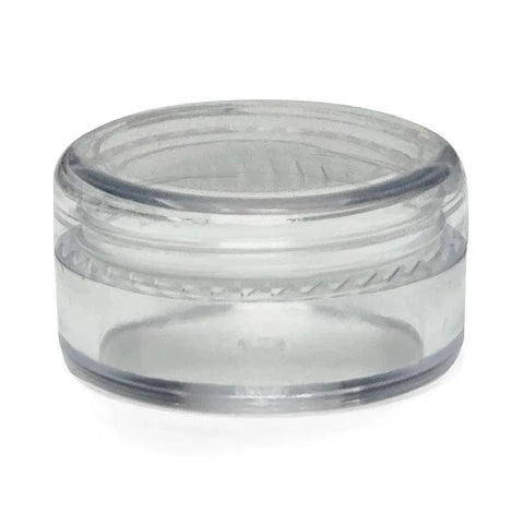 5 mL Clear Plastic Concentrate Jar With Screw Top Cap - 50 Count - The Supply Joint
