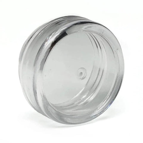 5 mL Clear Plastic Concentrate Jar With Screw Top Cap - 50 Count - The Supply Joint