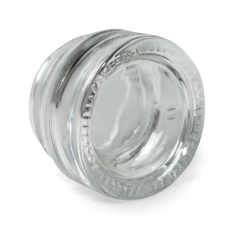 5 Ml Clear Round Glass Concentrate Jar With Cap - 50 Count - The Supply Joint