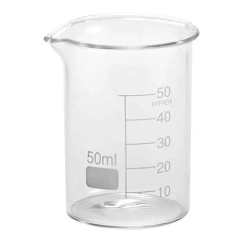 50 mL Glass Chemistry Beaker - The Supply Joint