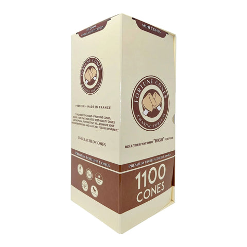 70mm - 26mm Mini Unbleached Pre-rolled Cones - 1100 Count - The Supply Joint