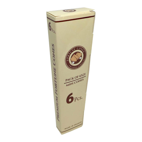 70mm - 26mm Mini Unbleached Pre-rolled Cones 6 Pack - 21 Count - The Supply Joint
