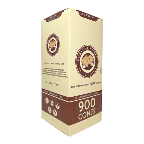 84mm - 26mm 1 1/4 Bleached Pre-rolled Cones - 900 Count - The Supply Joint
