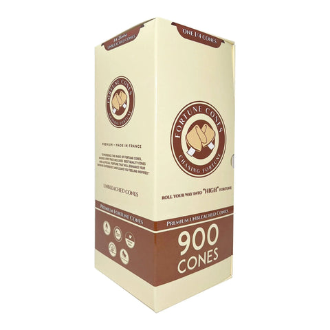 84mm - 26mm 1 1/4 Unbleached Pre-rolled Cones - 900 Count - The Supply Joint