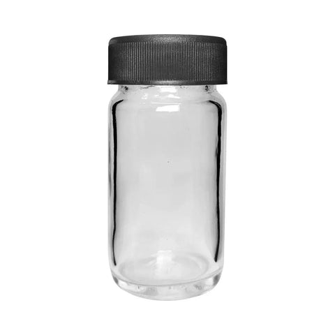 85 Mm - 42 Mm Clear Round Glass Jar With Cap - 180 Count - The Supply Joint