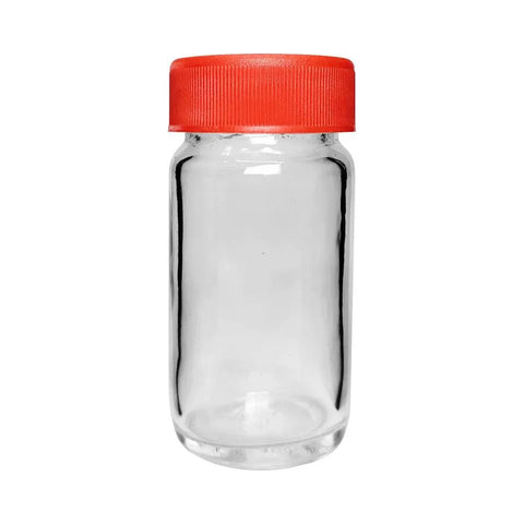 85 Mm - 42 Mm Clear Round Glass Jar With Cap - 180 Count - The Supply Joint
