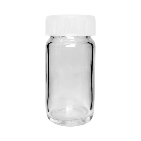 85 Mm - 42 Mm Clear Round Glass Jar With Cap - 180 Count - The Supply Joint