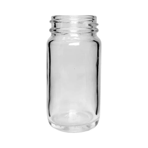 85 Mm - 42 Mm Clear Round Glass Jar With Cap - 180 Count - The Supply Joint