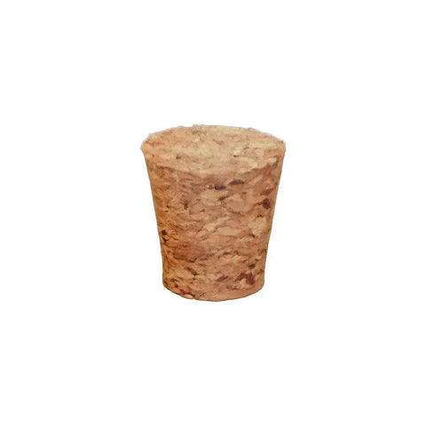 89 Mm - 20 Mm Straight Mouth Glass Pre-roll Tube With Natural Cork - 50 Count - The Supply Joint