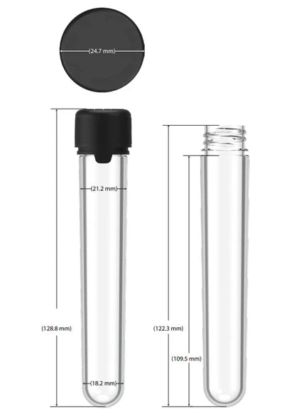 CHUBBY GORILLA 120mm Aviator CR Tubes - Black - 500 Ct.